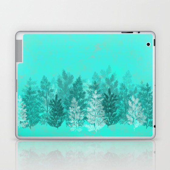 Winter Pine Trees Laptop & iPad Skin