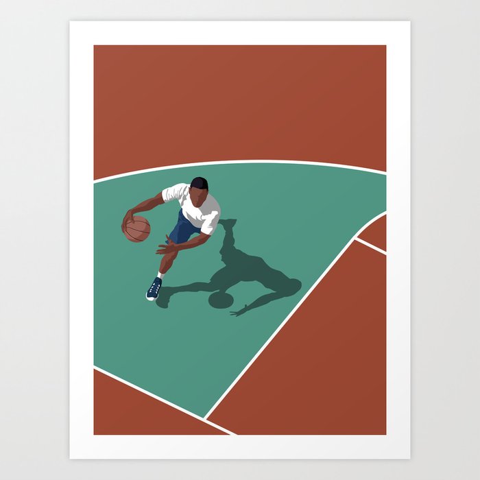 Make Your Walls Dribble with Style Art Print
