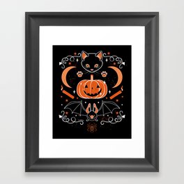 Halloween Spooks Framed Art Print