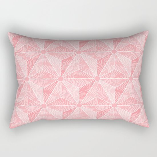 Gedesic Palm_Rose Rectangular Pillow