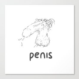 Penis  Canvas Print