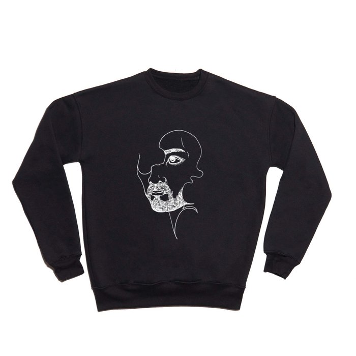 Save the Face by Lazzy Brush Crewneck Sweatshirt