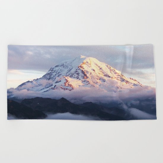 Marvelous Mount Rainier 2 Beach Towel