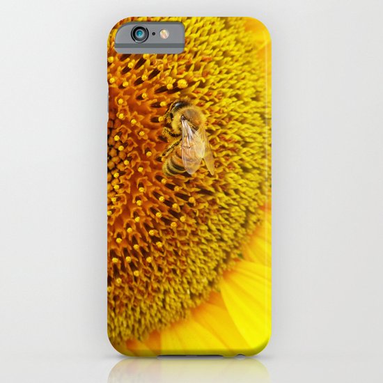 Bee on a Sunflower iPhone & iPod Case