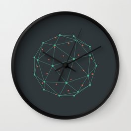 Triangular ball Wall Clock