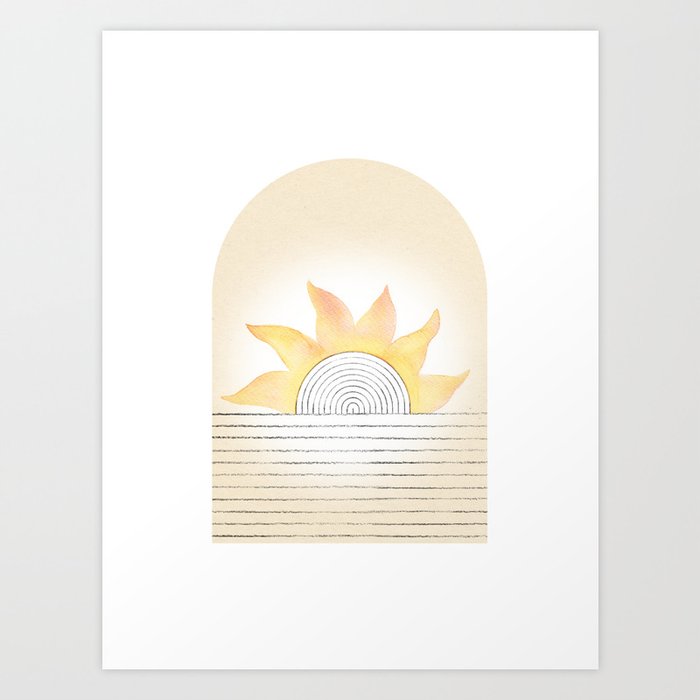 Arch-sunrise #36 Art Print