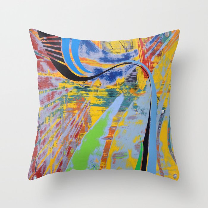 Something Lurks Below Throw Pillow Something Lurks Below Throw Pillow