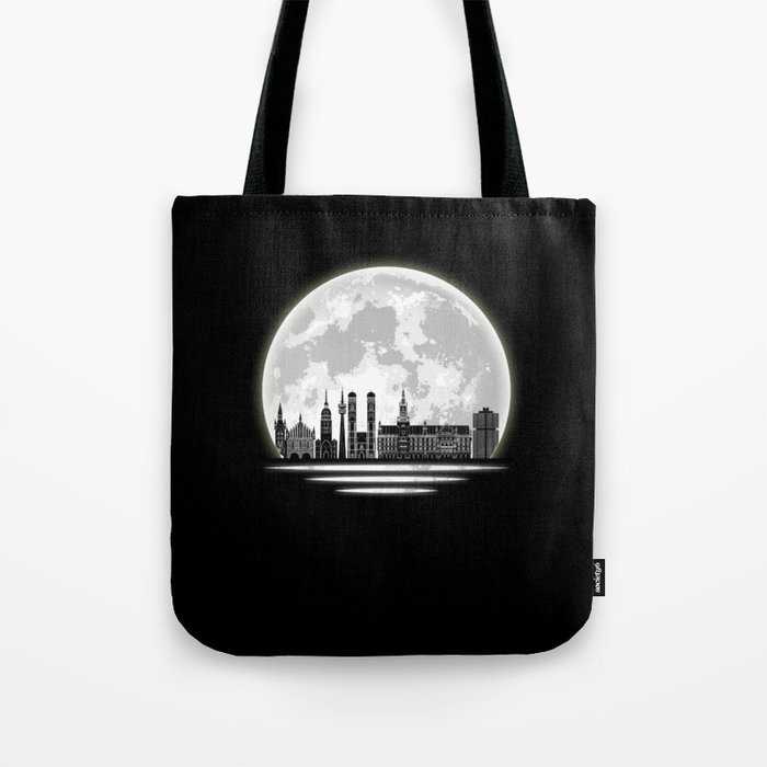 Munich Skyline Tote Bag