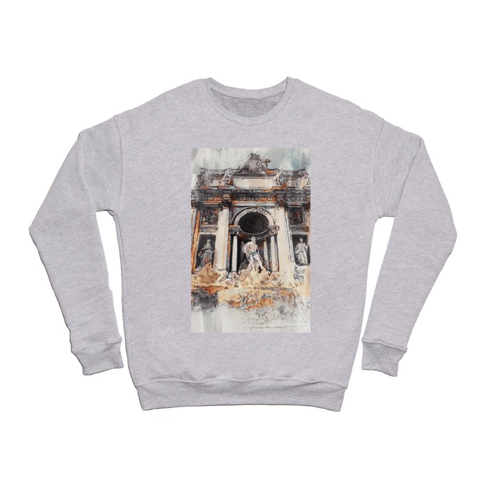 Trevi Fountain Crewneck Sweatshirt