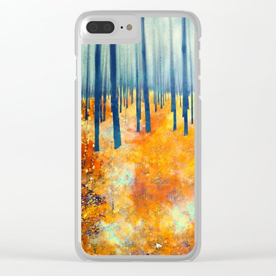 Late Autumn Clear iPhone Case