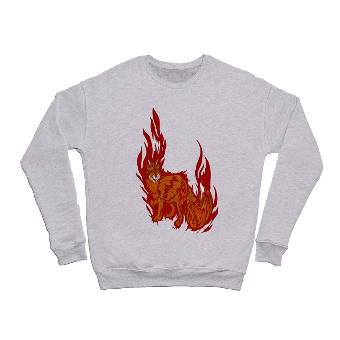 Fire Fox Crewneck Sweatshirt