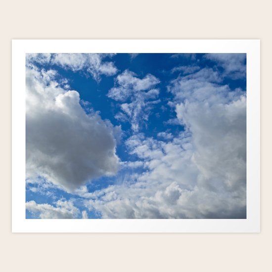 Summer sky Art Print