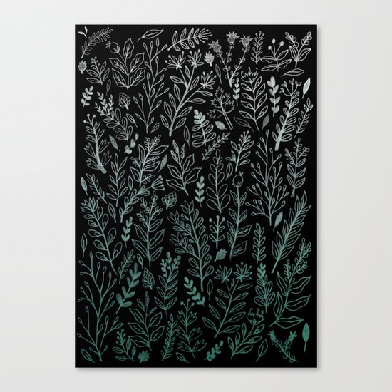 Ghost Botanic Canvas Print