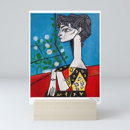 Pablo Picasso Jacqueline With Flowers 1956, T Shirt, Artwork Mini Art Print