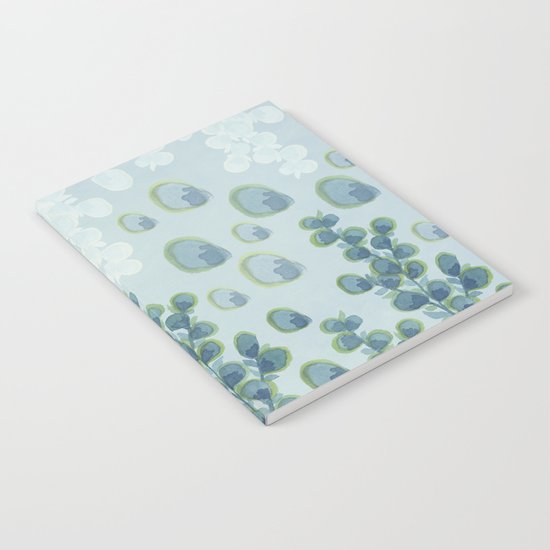 Painted floral Pattern 01 Notebook