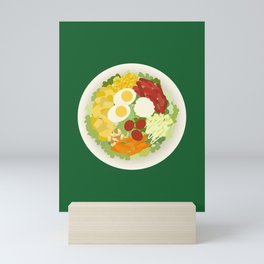 Healthy salad 5 Mini Art Print