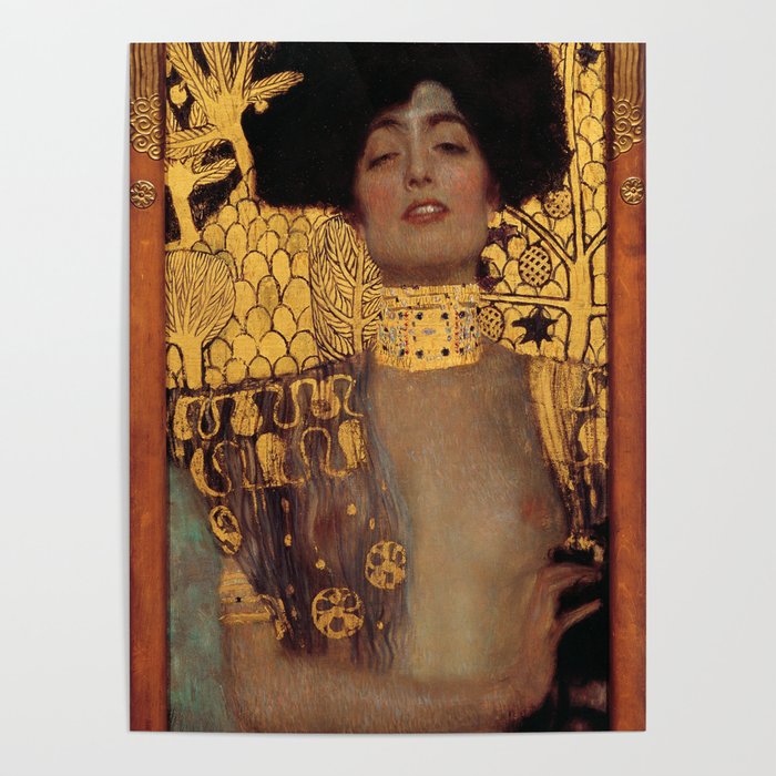 Judith et Holopherne by Gustav Klimt Poster