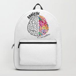 Analytic Creative Brain Left Right Backpack