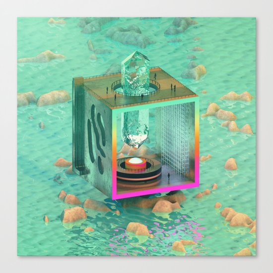 Crystal Power Canvas Print