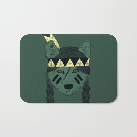 Green Skin Bath Mat