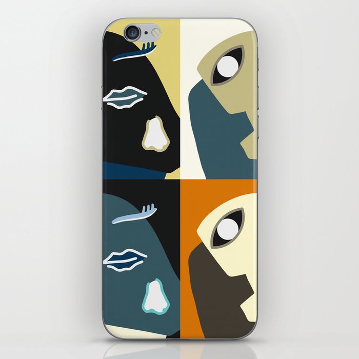 When I'm lost in thought patchwork 2 iPhone Skin