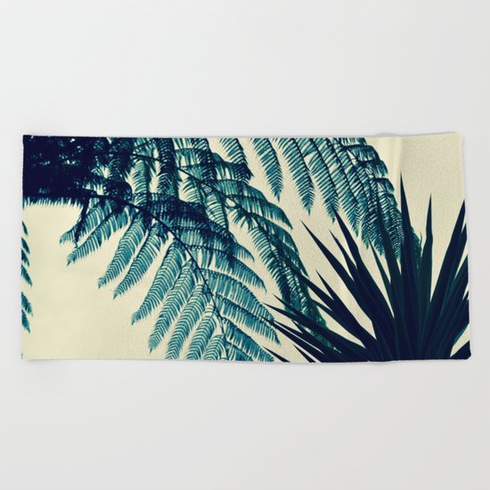 Green of the Tropics Beach Towel