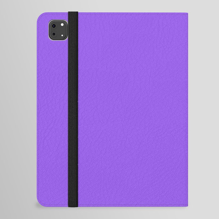 LAVENDER INDIGO SOLID COLOR. Plain Vibrant Purple color iPad Folio Case