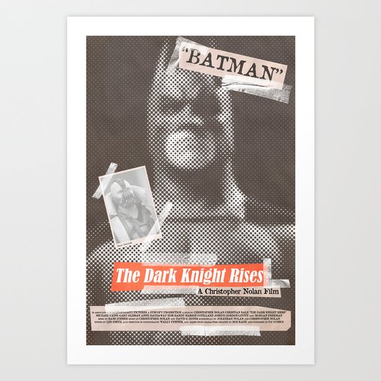 Dark Knight Tabloid Art Print