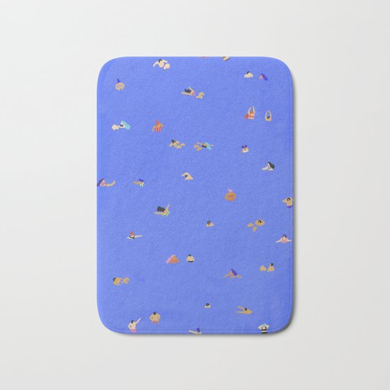 Electric blue Bath Mat