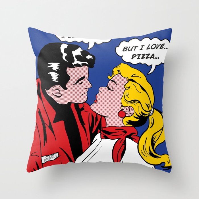 Pizza Diary: Untitled #2 Throw Pillow