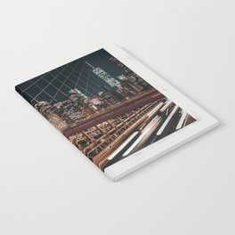 Brooklyn Bridge and Manhattan skyline in New York City Notebook