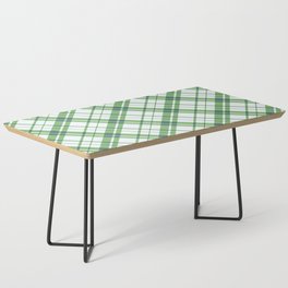Green diagonal gingham checked Coffee Table