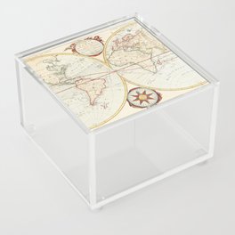 Bowles's new pocket map of the world Acrylic Box