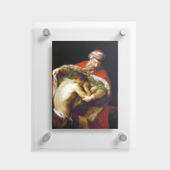Pompeo Batoni The Return of the Prodigal Son Floating Acrylic Print