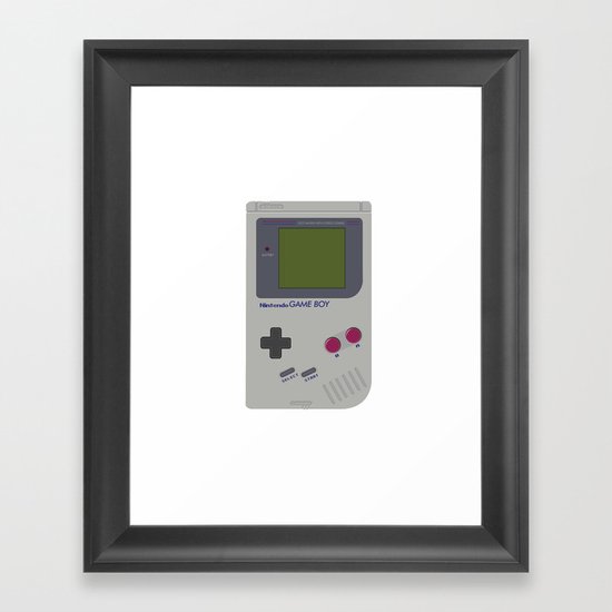 Nintendo Game Boy Framed Art Print