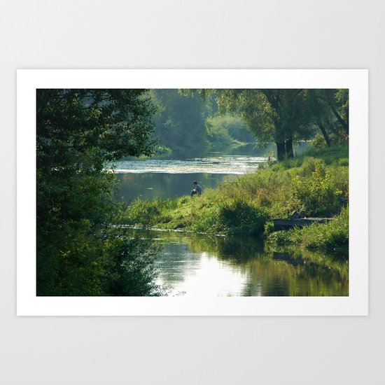 Talking to the Nature Art Print