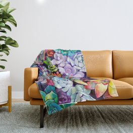Floral Throw Blankets to Match Any Room's Decor