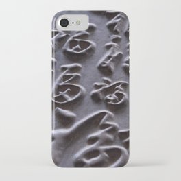 Chinese Calligraphy Stone Relief iPhone Case