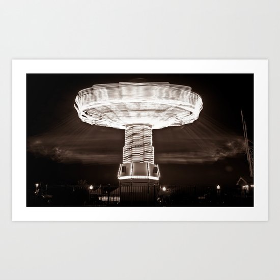 Navy Pier Ghost Riders Art Print