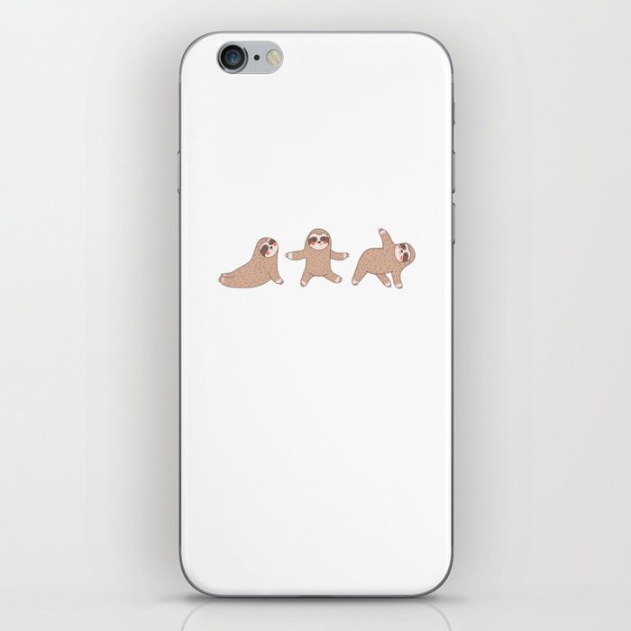 Sloth Yoga Cute Sloths Do Exercise iPhone Skin