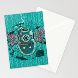 Deep Dive Stationery Card