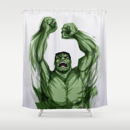 The Hulk Shower Curtain