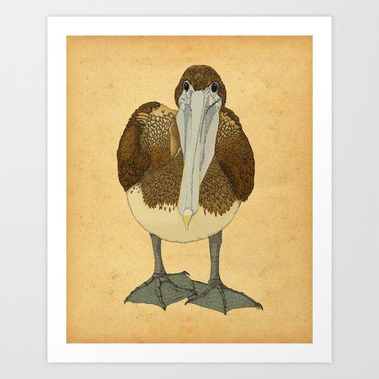 Ploffskin Pluffskin Pelican Jee Art Print