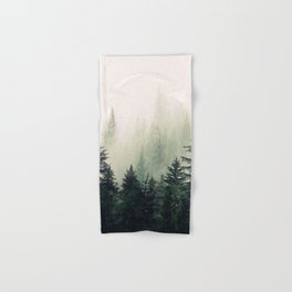Foggy Pine Trees Hand & Bath Towel