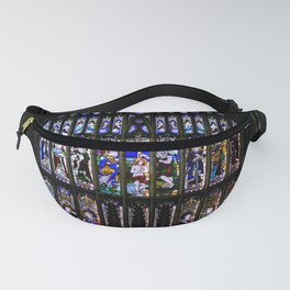 Stained Glass Window Shakespeare's Church Stratford upon Avon England Fanny Pack