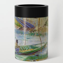 Vincent Van Gogh Fishing in the Spring 1887 Can Cooler