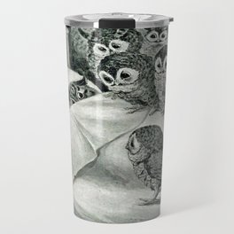 Louis Wain - Cat Nightmare Owl Bird Travel Mug