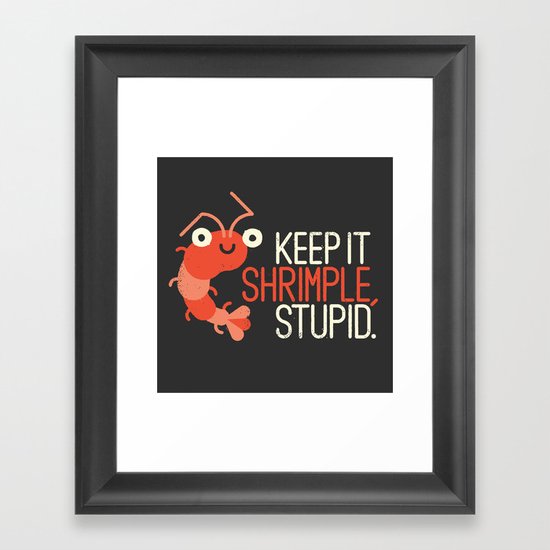 The Prawn Principle Framed Art Print