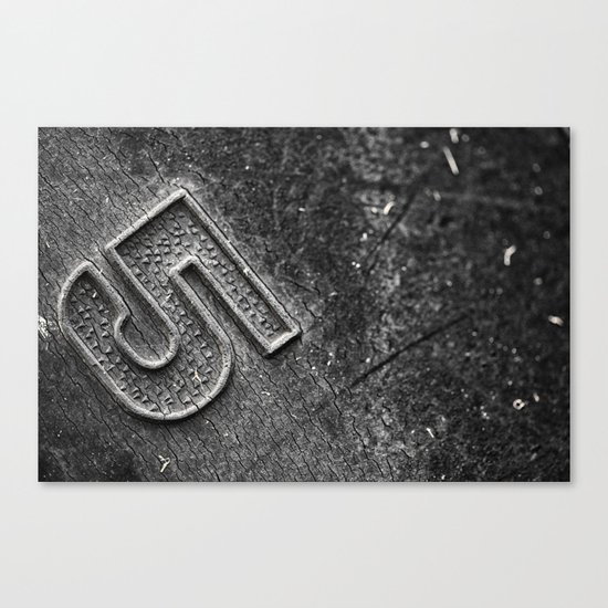 Number 5 Canvas Print