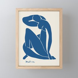 Henri Matisse - Blue Nude II, 1952 (Color of the Year 2020) Framed Mini Art Print